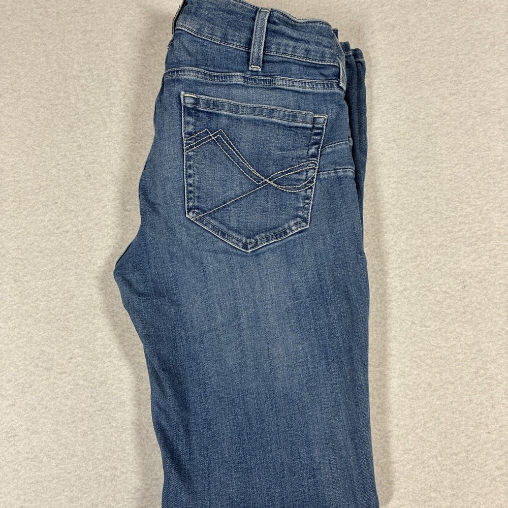 Ariat REAL Denim Mid Rise Bootcut Jeans Women 30r Blue Western Cowgirl